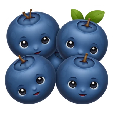 Blue berries sticker