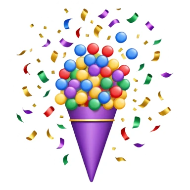A party popper emoji sticker