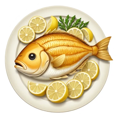 fish dinner sticker