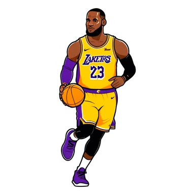 LeBron  sticker