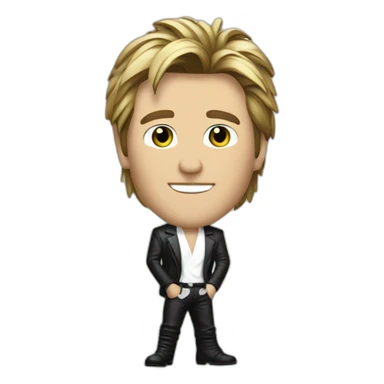 Simon le bon from Duran Duran sticker