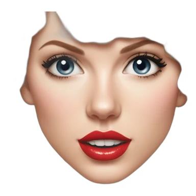taylor-swift-selfie-milk-on-face-dripping sticker