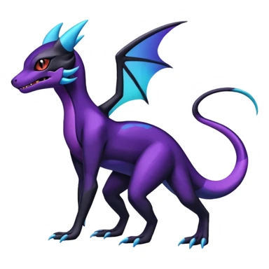 Shiny Salandit-Noivern-Umbreon-Hybrid (Full body) sticker