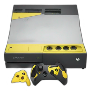 Xbox séries X yellow sticker