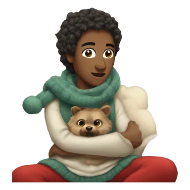 christmas cozy sticker