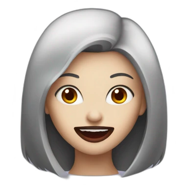 Women vampire sticker