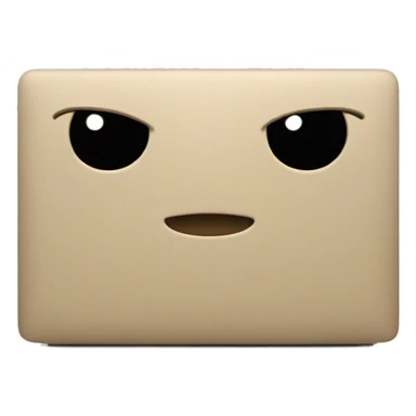beige macbook sticker