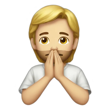 an atheist prays sticker