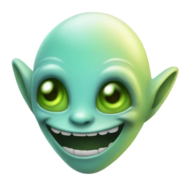 Happy alien  sticker