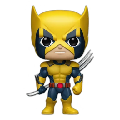 Funko pop wolverine from x-men sticker
