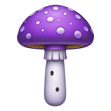 purple magic mushroom sticker