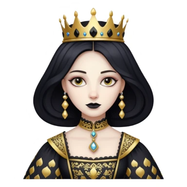 queen of spade sticker