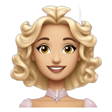 ariana grande as glinda sticker