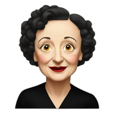 edith piaf sticker