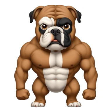 black bulldog Y3 sticker