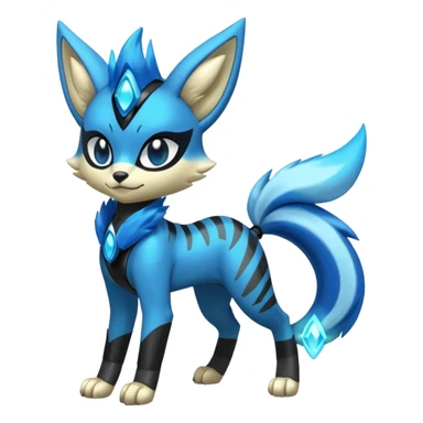 Shiny Furry Anthro Meloetta-Zeraora-Protogen-Primagen-Pokémon-Fakémon-creature sticker