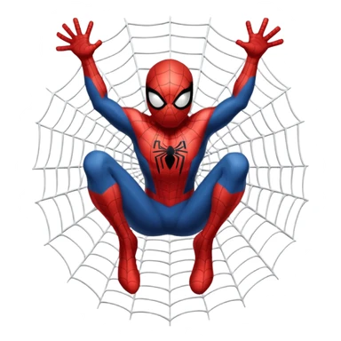 Spiderman web sticker