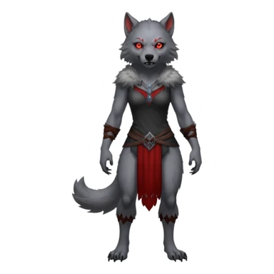 ESO Female werewolf full body sticker