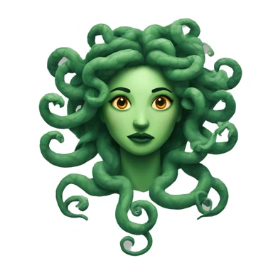 Medusa tattoo sticker