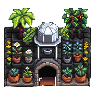 walled garden sticker