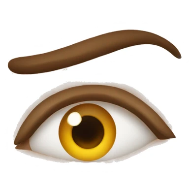 Scar in left eye sticker