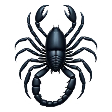 Black coloured scorpio emoji,so that I could copy and paste on my bio sticker