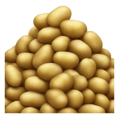 Humongous pile of potatoes sticker