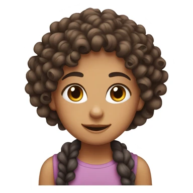 one curly haired girl and one straight haired girl beastfriends sticker