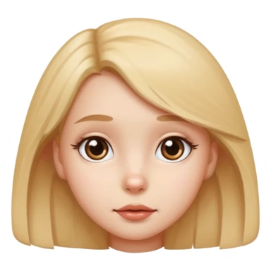 Puppy eye girl sticker