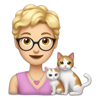 crazy cat lady sticker