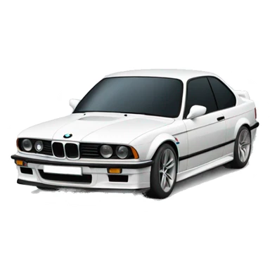 BMW drifting around a corner sticker