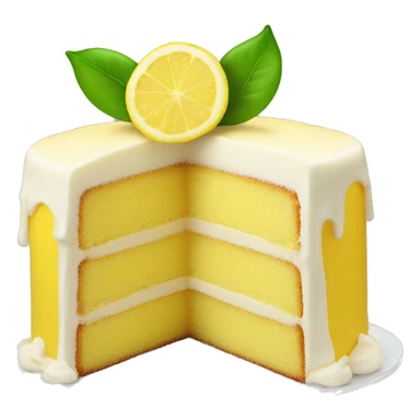 Lemon cake sticker