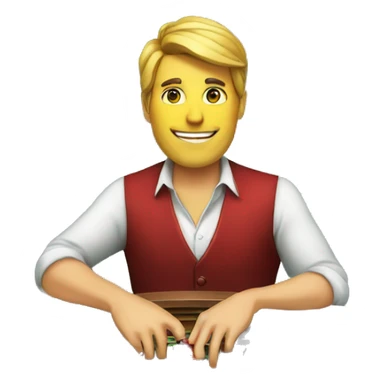 Roulette casino sticker