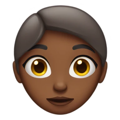 Girl rolling eyes sticker