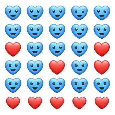 blue emojis sticker