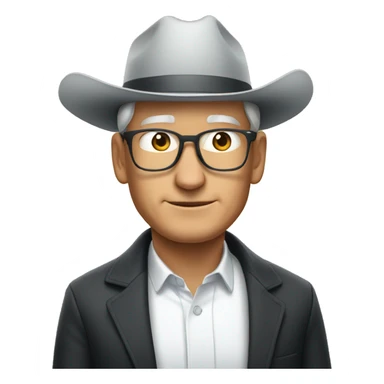 Tim Cook wearing a hat backwards  sticker