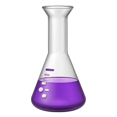 Purple Beaker Bong  sticker