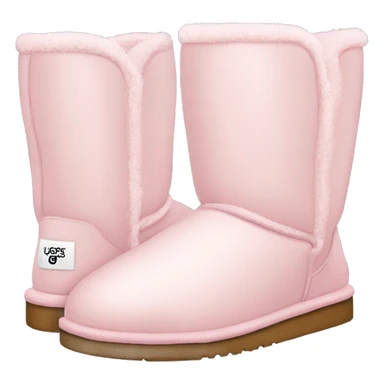 pale pink winter uggs sticker