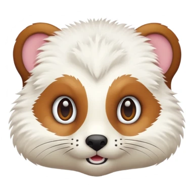 Quiero crear unos emojis del animal armiño sticker