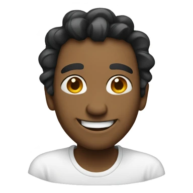 smiling crooked sticker