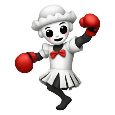 pierrot boxing sticker