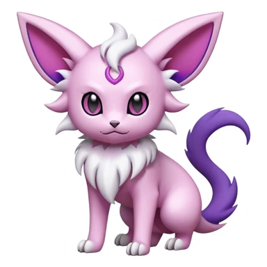 Espeon-Absol-Skitty-Pokémon-Fakémon-hybrid-creature (full body) sticker