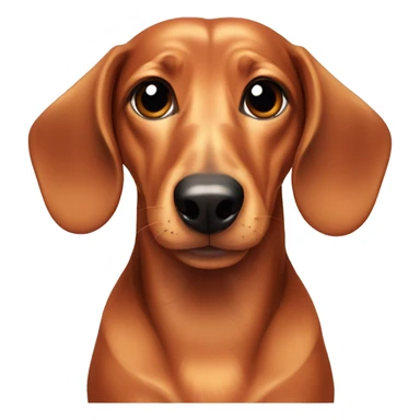 Dachshund with new year sticker
