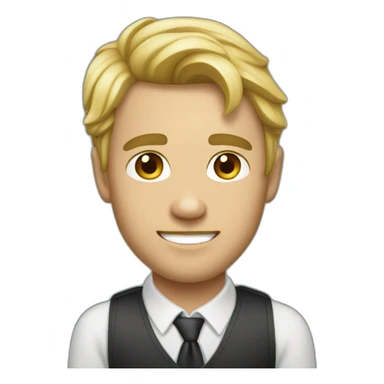 Emoji Damien carrotte sticker