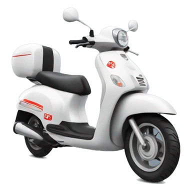 Lovely scooty sticker