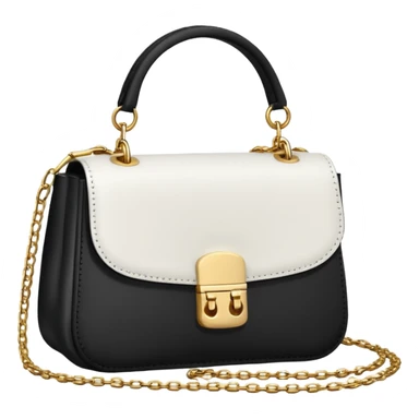 white designer bag  sticker