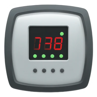 digital volt meter sticker