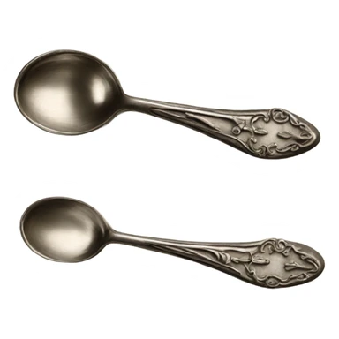 antique tea spoon sticker