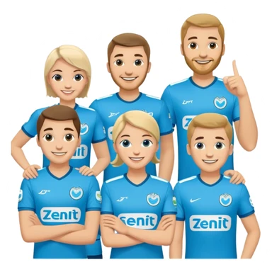football club zenit funclub sticker