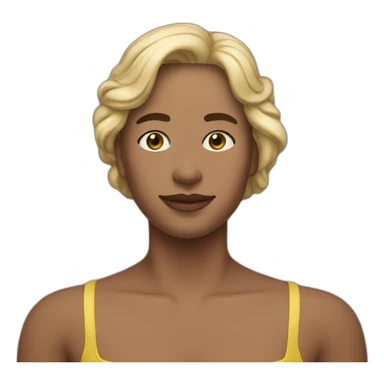 la joconde en maillot de bain sticker